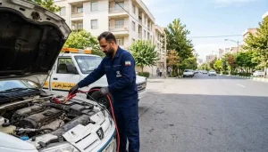 امداد باتری خودرو در میانه
